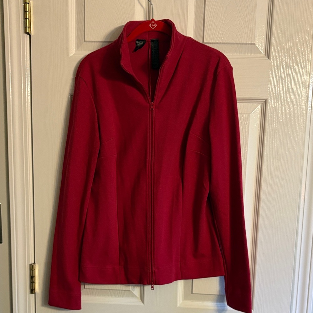 Chic Red Women's Utility Jacket